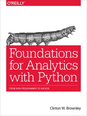 cover image of Foundations for Analytics with Python